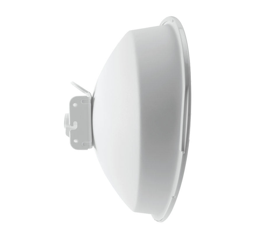 UBIQUITI POWERBEAM ISO AC PBE-5AC-ISO-GEN2 - Radio Airmax AC GEN2 5.8GHz para exteriores con antena integrada de 25 dBi, MIMO, potencia de 25 dBm, rendimiento de hasta 450 Mbps y función de aislamiento.