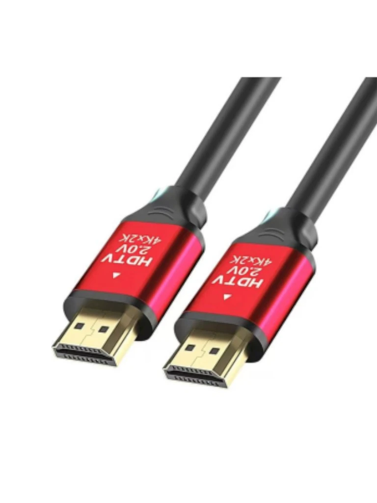 SAXXON HDMI-10 - Cable HDMI de 1 metro de alta velocidad / Versión 2.0 / Resolución 4K / Canal de retorno de audio (ARC) / Video 3D / Blindado para reducir interferencias / Chapado en oro / Alta resistencia y durabilidad.