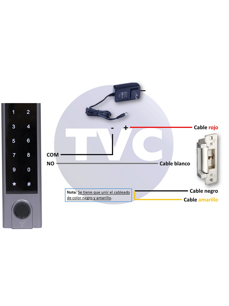 YLI YS138S - Cerradura Eléctrica para Control de Acceso  Señal Ajustable NO/NC  Voltaje Dual 12VDC/24VDC