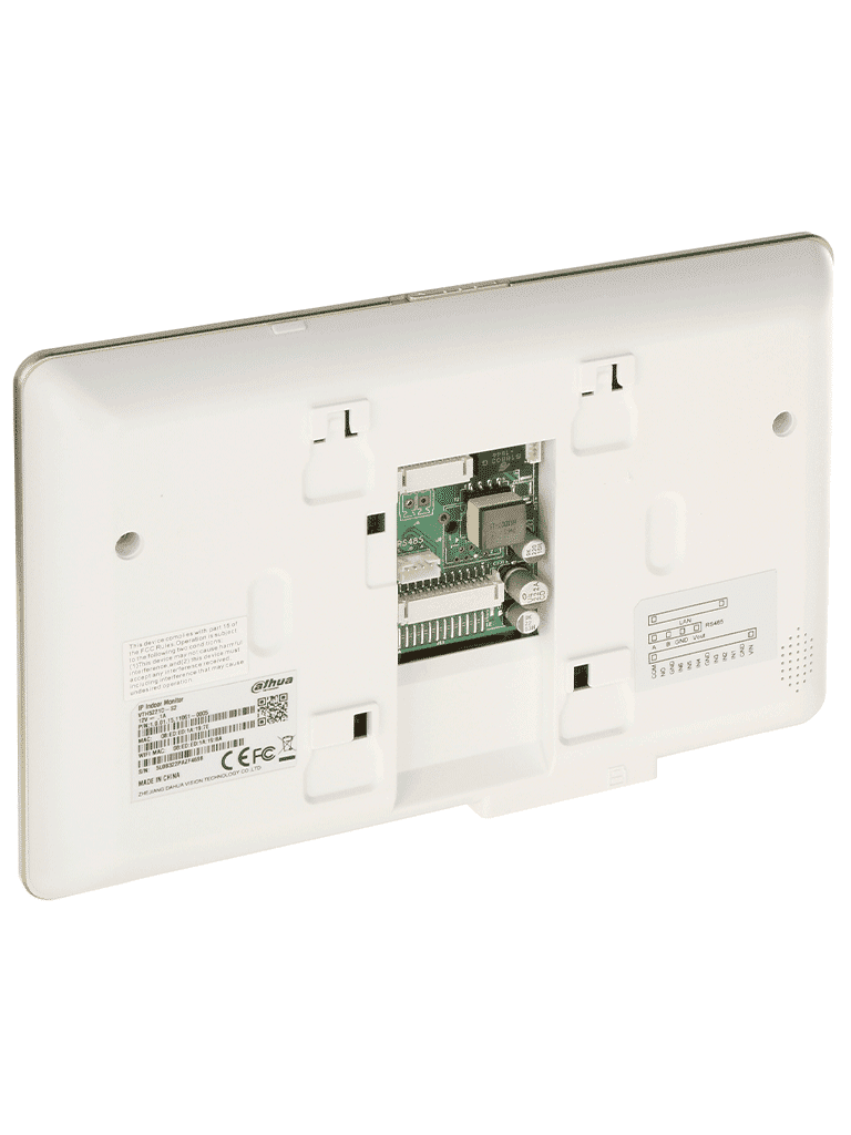 DAHUA VTH5221DS2 - Monitor IP Touch de 7" con conectividad WiFi y Ethernet, compatible con PoE 802.3af. Admite MicroSD de hasta 32GB, soporta hasta 32 cámaras IP,  Ideal para sistemas de vigilancia avanzados