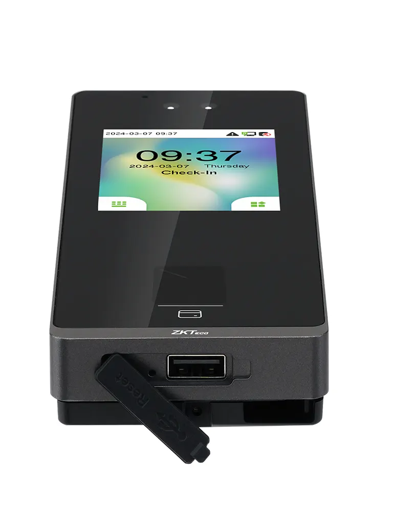 ZKTECO SenseFace3A -  Control de Acceso para 3,000 rostros / 6,000 huellas / 6,000 tarjetas 125KHz / TCP/IP / IP65 / 1 Relevador / Compatible con Software Gratuito ZKBio Zlink