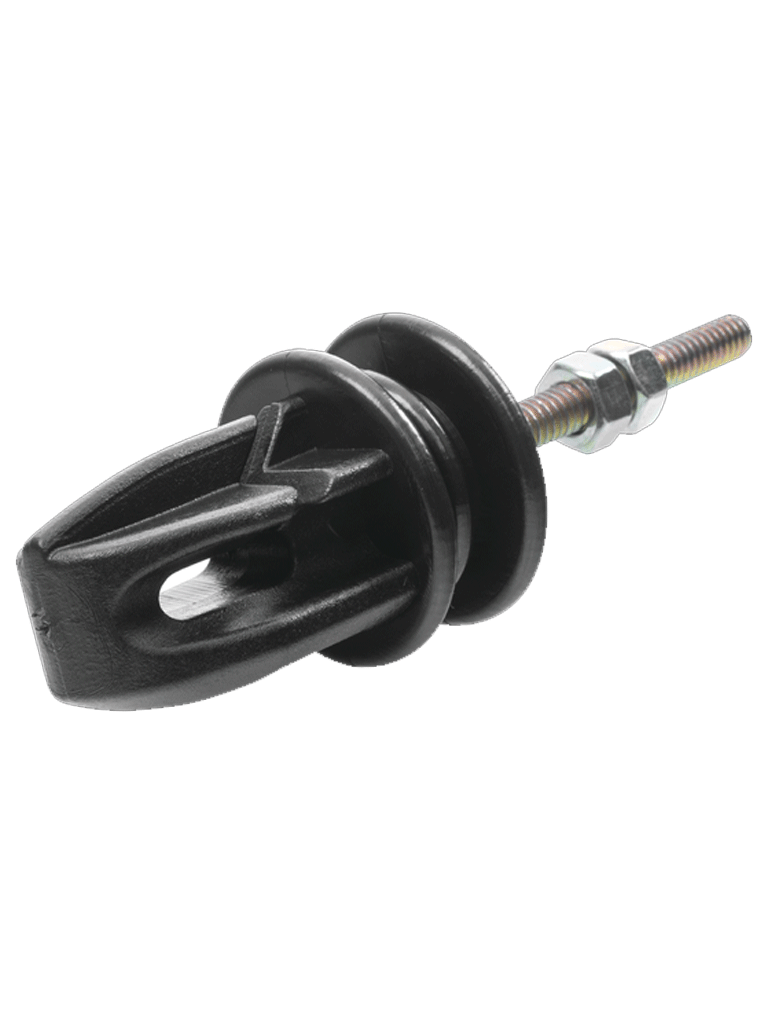 YONUSA AP401 - Aislador 3 en 1 realiza funcion de aislador Paso, esquina y tensor para cercos electricos / Resistente a la corrosión / Resistencia de tensión de 70 a 120  Kgs