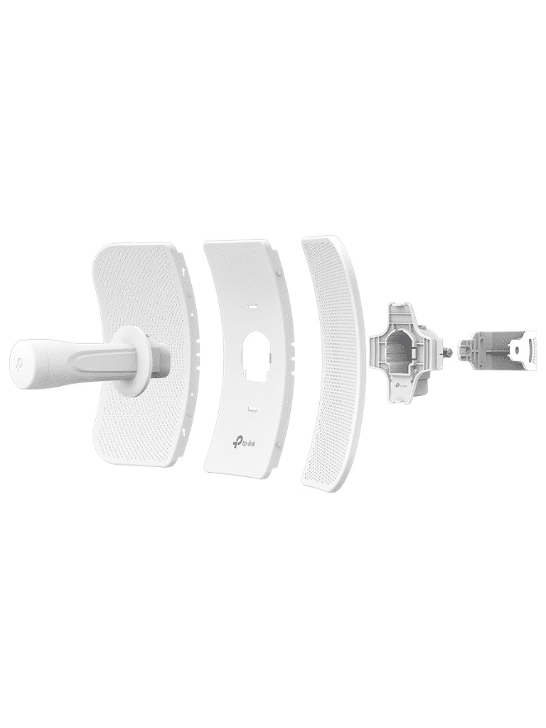 TP-LINK CPE710 - CPE de Exterior 5GHz AC 867Mbps 23dBi de alta ganancia MIMO 2×2, ideal para aplicaciones de larga distancia, Pharos Control para adminstración centralizada y modos de operación: AP, Cliente, Repetidor, AP Router/ AP Cliente Router (WISP)