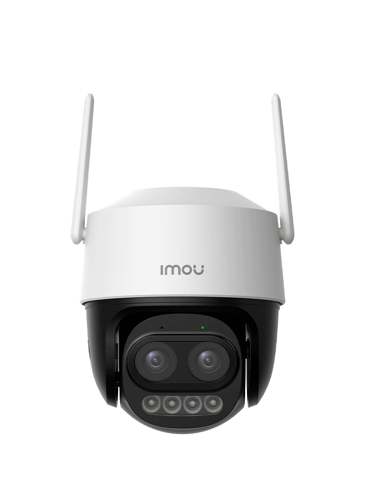 IMOU Cruiser Z (IPC-S7DN-5M0WEZ-imou)- Cámara IP PT Dual Wifi Full Color de 5MP/ Lente Fijo de 5 Megapíxeles/ IMOU Sense/ 56 Metros de Iluminación Nocturna/ Micrófono y Altavoz Integrados/ Audio Bidireccional / 12X Zoom / IP66