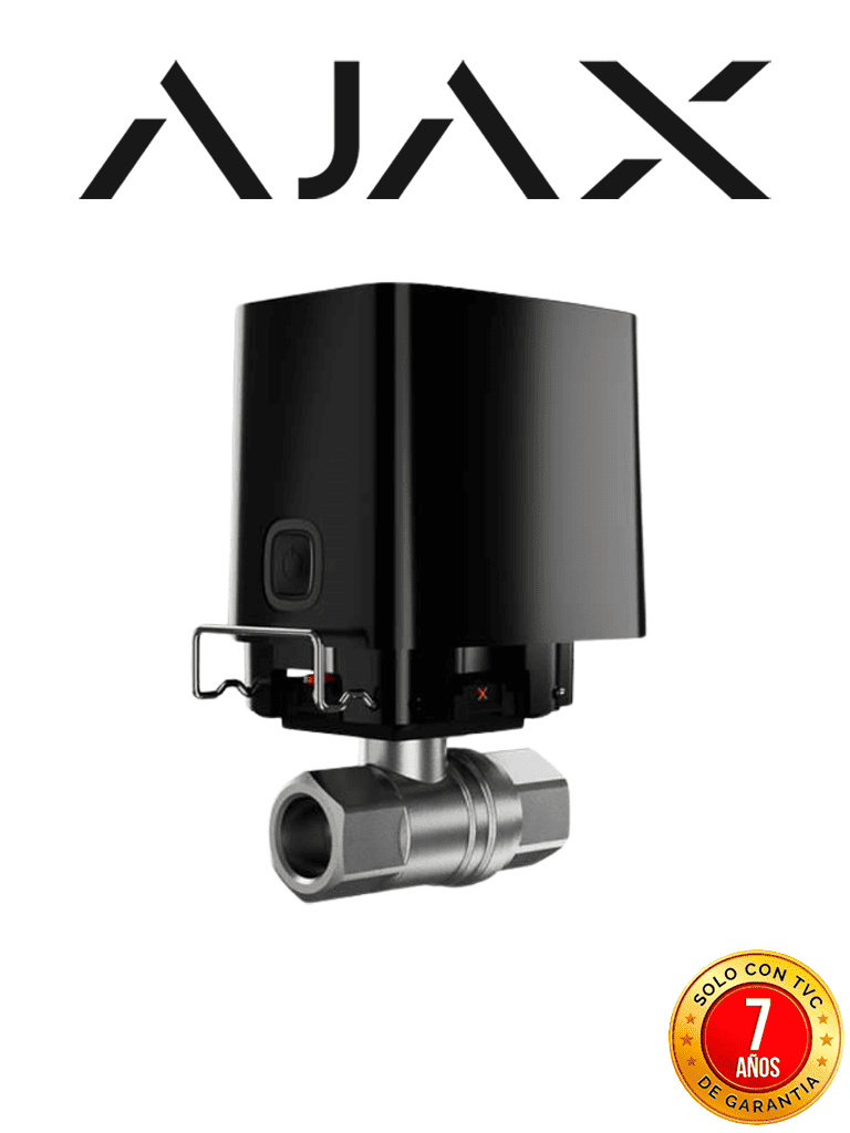 Ajax WaterStop B- Valvula Inteligente de cierre de agua de 3/4 de pulgada/ Color Negro — Ajax Systems · SKU AJX1200012