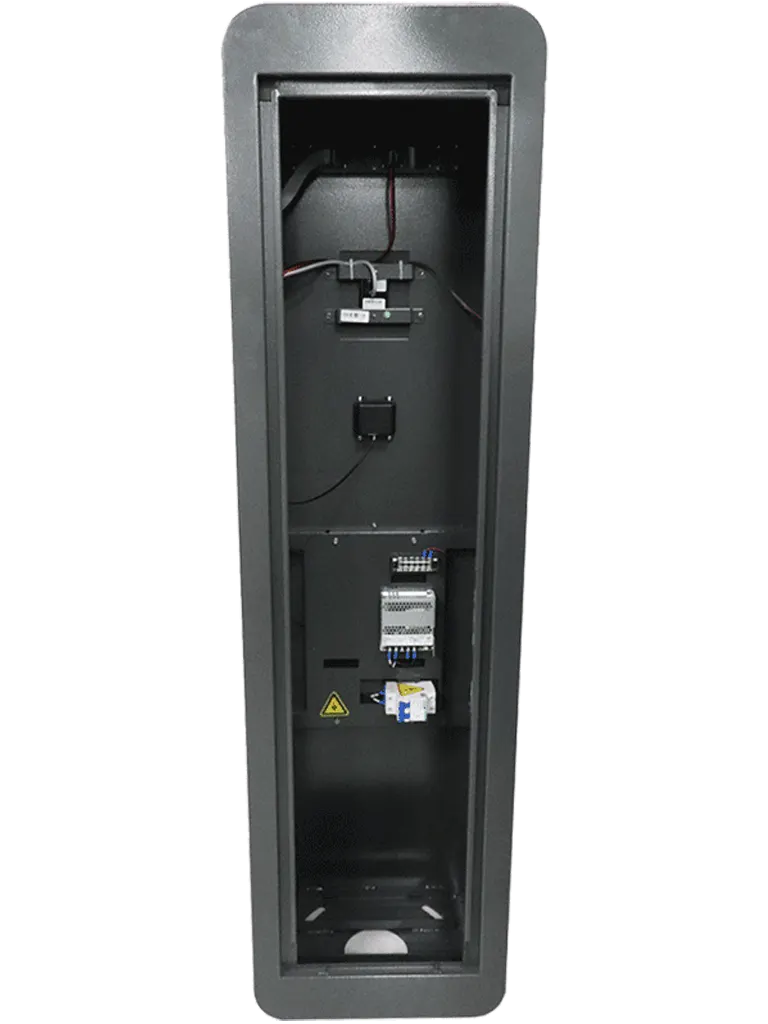 ZKTECO TBM01 / TBM02 - Kit de Dispensador y Lector de Tickets QR / Sin Contacto / Compatible con Sensor de Masa VR10, UHF / Pantalla LED / Funciones de Voz / Requiere Software para cobro ZK Bio CV Security modulo de estacionamiento