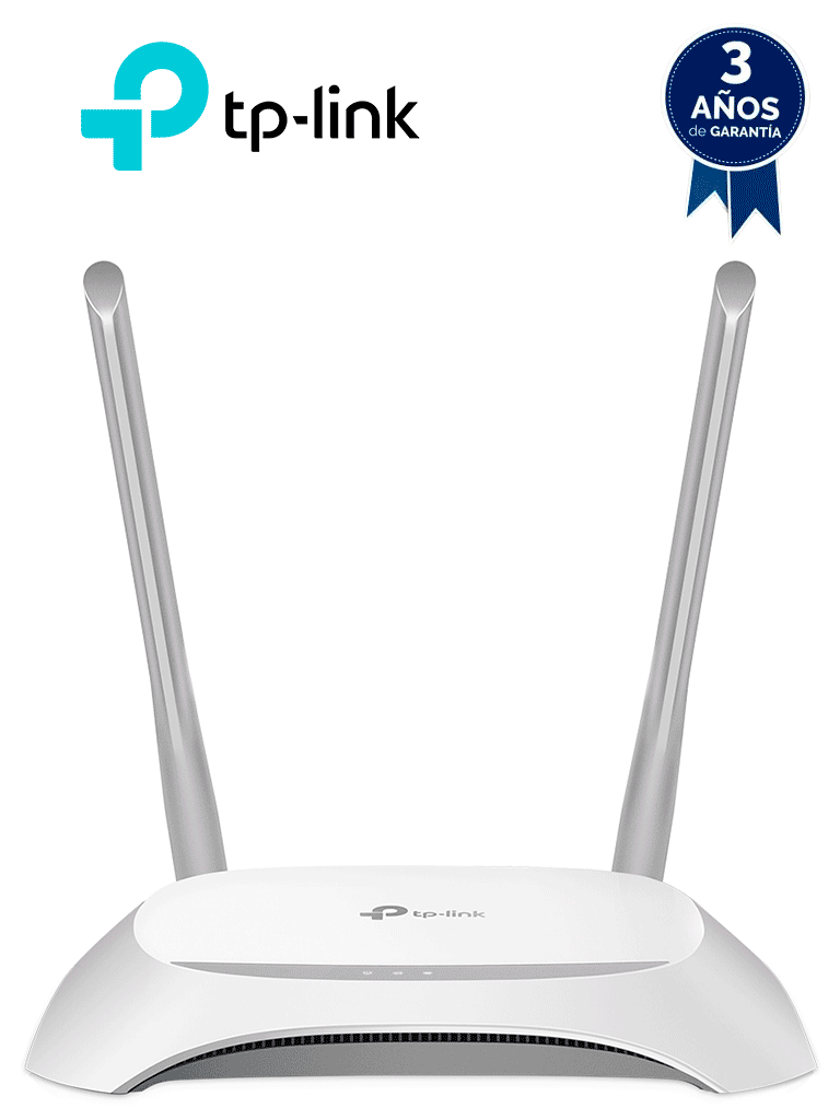 TP-LINK TL-WR840N - Router inalámbrico con velocidad de hasta 300Mbps, WiFi 4 802.11n/b/g en 2.4 GHz, 2 antenas con 4 modos: Router, Extensor de Rango, Punto de Acceso y WISP, 1 puerto WAN FE y 4 puertos LAN FE. — TP-Link · SKU TPL3660001