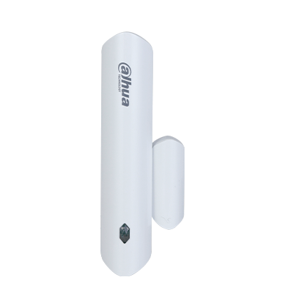 DAHUA DHI-ARD323-W2(S) - Contacto magnético inalámbrico para interior, Compacto, Entrada de contacto seco, LED indicador, Alarma de batería baja, App DMSS, Frecuencia 433 MHz, Tecnología: AirShield, Compatible con HUB 1.0 y HUB 2.0