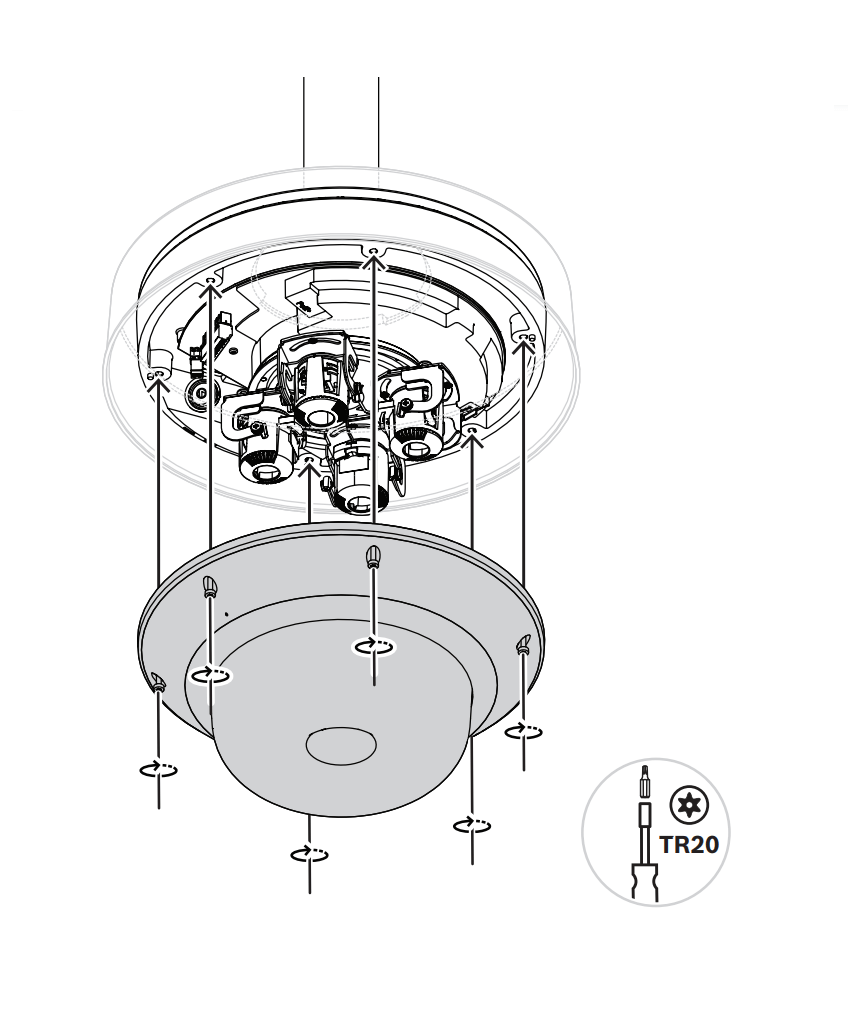 BOSCH V_NDA7050PIPW-Placa de interfaz colgante, 275mm
