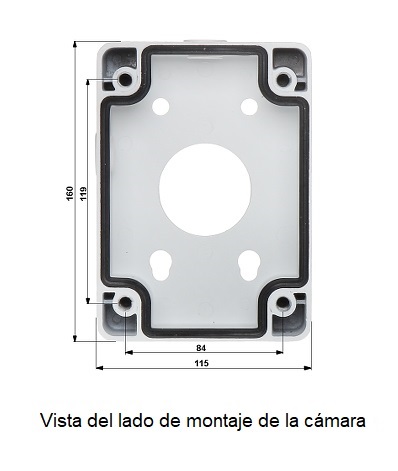 DAHUA PFA120 - Caja de conexiones para camaras PTZ compatible con PFB303W / PFB300S / PFB310W / PFB306W / PFB305W / PFW1