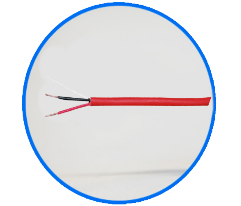 BELDEN 5220UL0021000 - Bobina de cable para sistemas de deteccion de incendio / 2 Conductores / Calibre 16 / Sin blindar / Rojo / 305 Metros