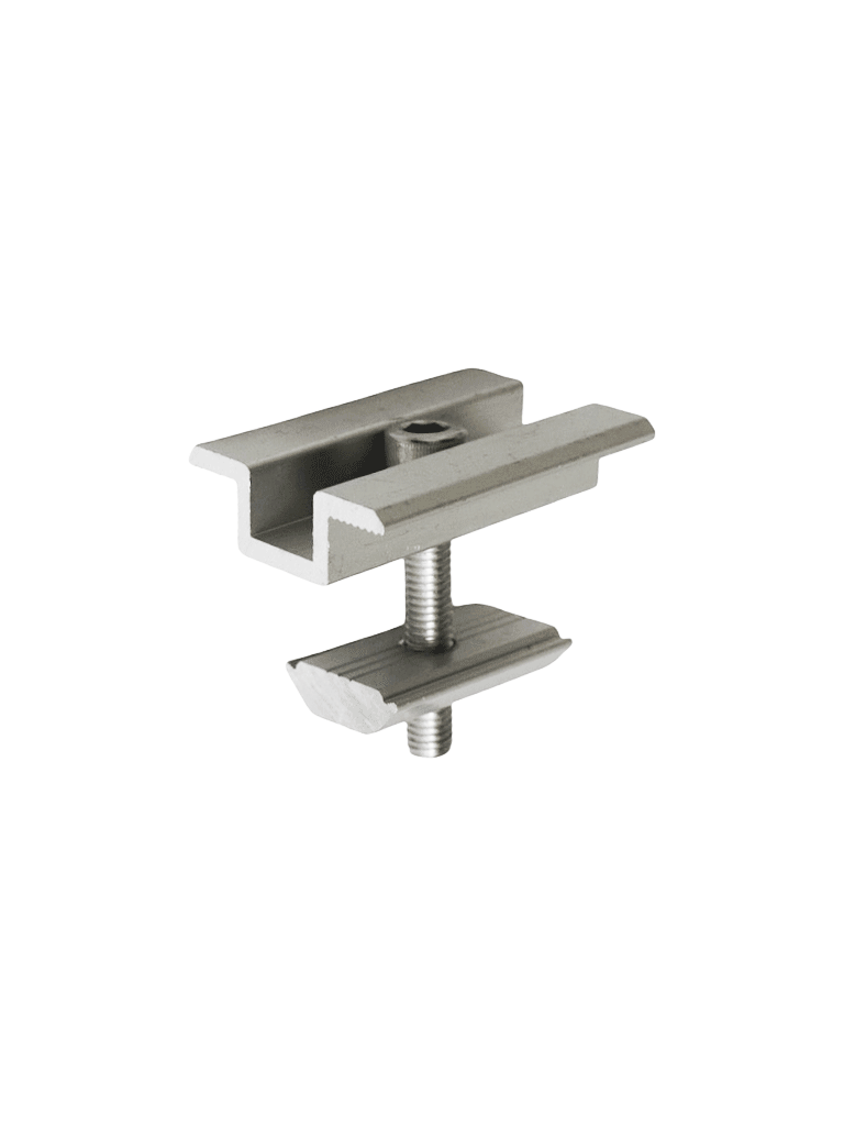ANTAI STFLTRF - Kit de estructura de aluminio para 2 módulos con inclinación de 15º a 30º en vertical / Para 2 paneles no incluidos
