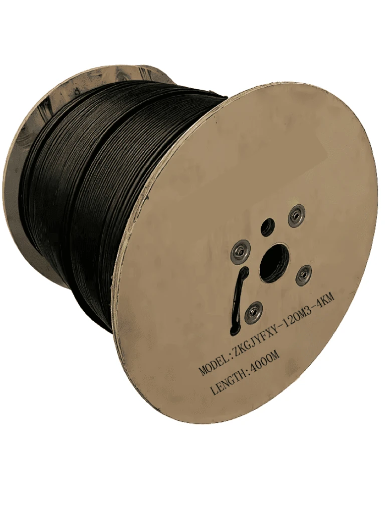 TCE - Fibra Óptica de 12 hilos / Multimodo / OM3 / 50/125 / Interior-Exterior / Loose Tube / 250um / Dieléctrica / OFNR (Riser) / Carrete de 4 KM