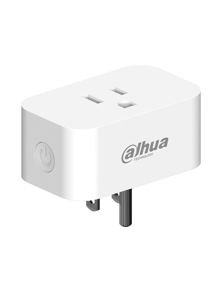 DAHUA DHI-ICS2-W2 - Enchufe inteligente, Automatización de encendido y apagado, LED indicador, Protege contra: sobrecorriente, sobretensión y sobrecalentamiento, App DMSS, Frecuencia 433 MHz, Tecnología: AirShield, Compatible con HUB 1.0 y HUB 2.0