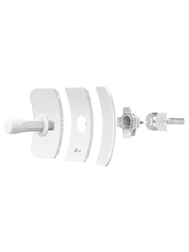 TP-LINK CPE610 - CPE para exteriores de 5 GHz con 300 Mbps, 23 dBi y hasta 300 Mbps en 5 GHz. Antena MIMO direccional 2×2 de alta ganancia con Tecnología  Pharos MAXtream TDMA, Pharos Control para adminsitración centralizada.