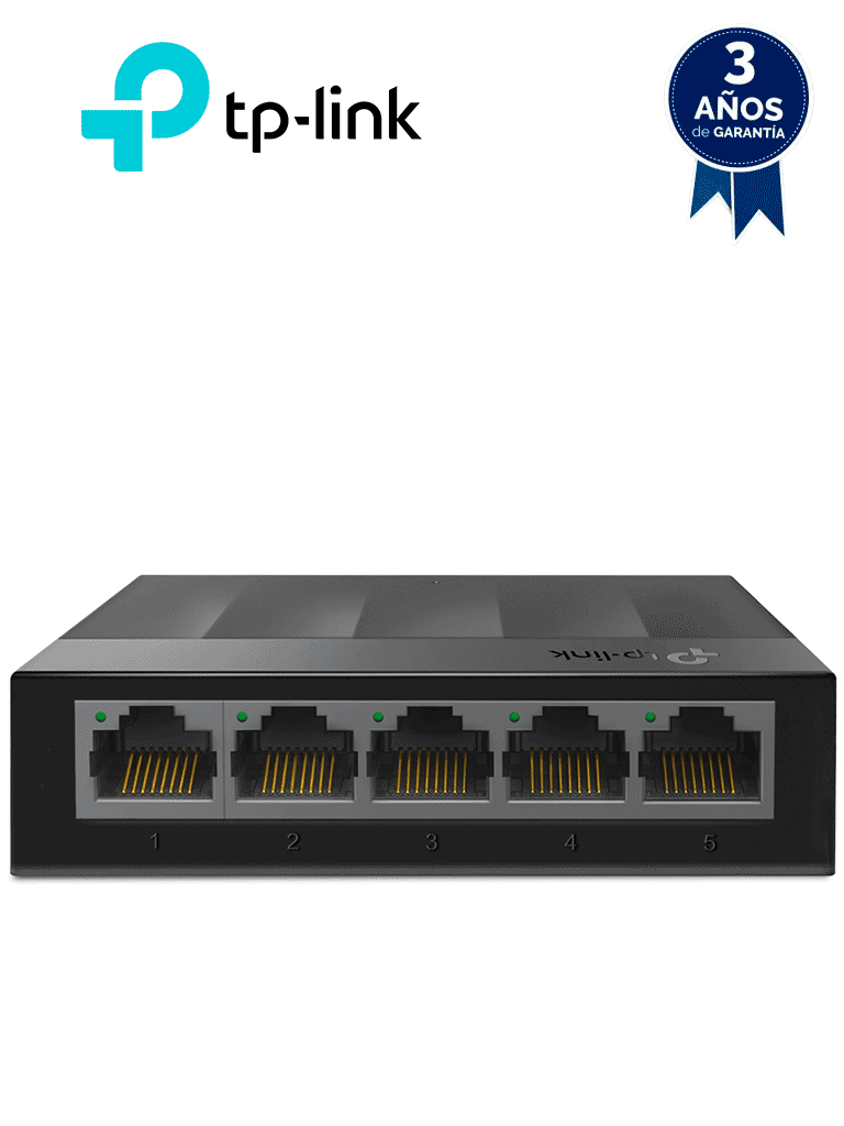 TP-LINK LS1005G - Switch para escritorio 5 puertos 10/100/1000Mbps. — TP-Link · SKU TPL3700002