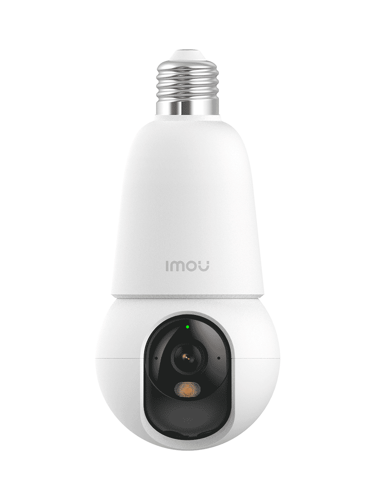 IMOU BulbCam 3MP (IPC-K6C-3H1WEB-E27-imou)- Cámara de 3MP/ Disuasión activa/ Modo privacidad/ Detección de humanos & Vehículos/ Audio bidireccional/ Full Color/ Smart tracking (No incluye Foco)