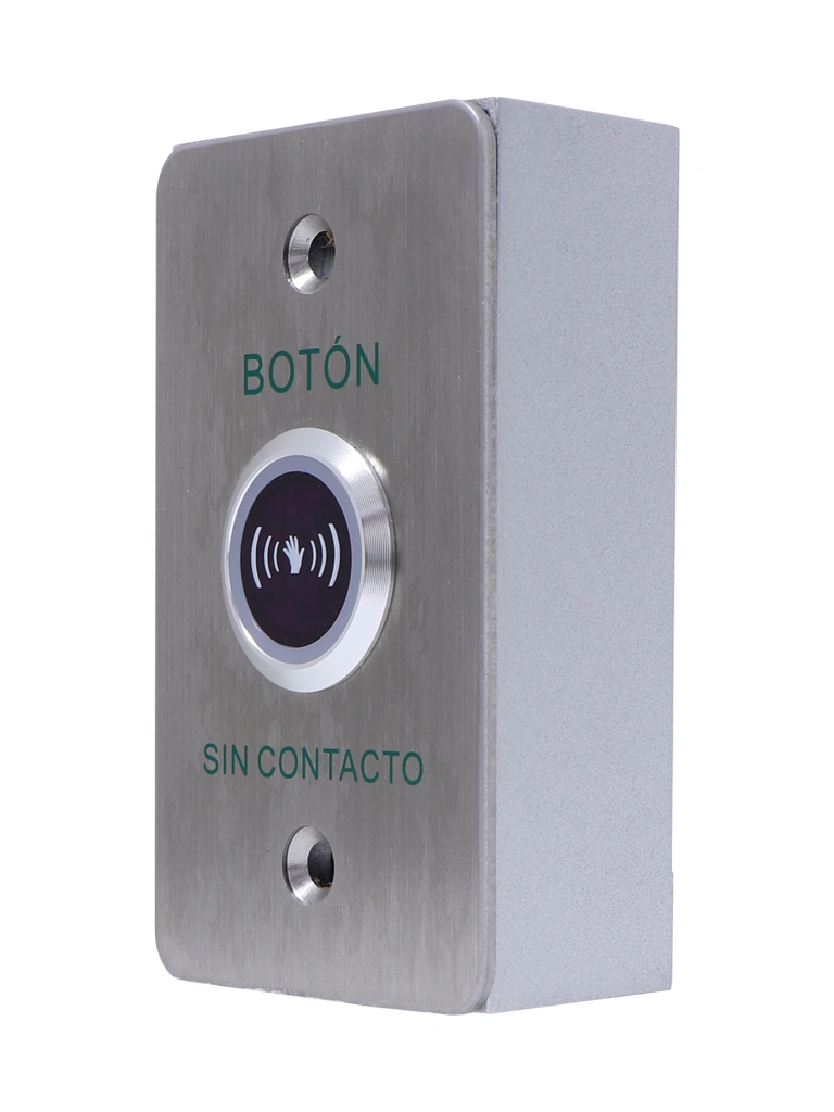 YLI KITISK841BLED800AM - Paquete con Botón de Salida sin Contacto y Caja de Montaje Metálicos para Instalación Segura