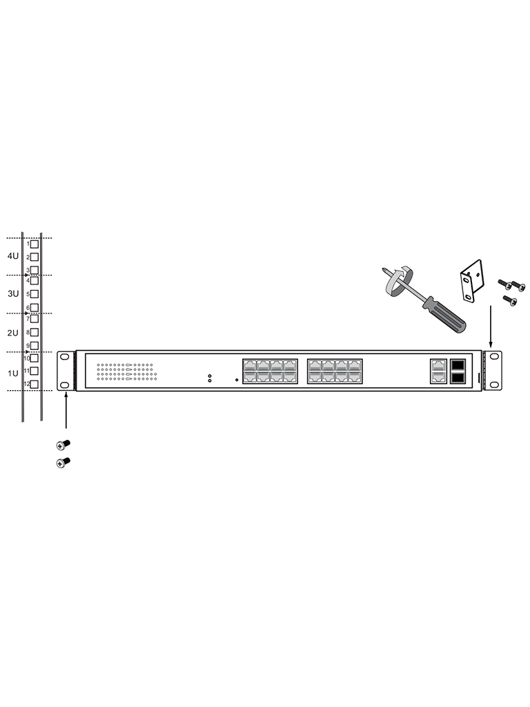 VIVOTEK AW-GEL-205A-260 - Switch PoE 20 puertos Administrable Lite, 16 puertos GE 30W PoE, 4 puertos GE 90W PoE, 2 puertos GE UTP, 2 puertos GE SFP lite, 40 Gbps, 260W totales, PoE Extendido 250 Mts, NDAA