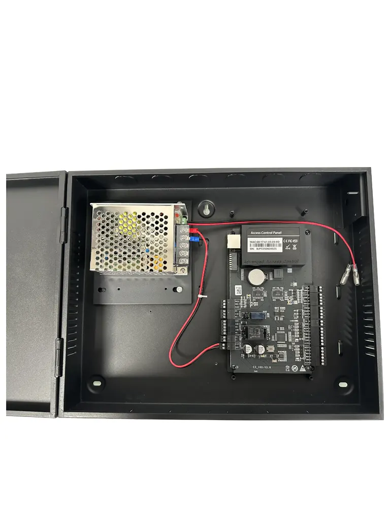 ZKTECO C3100Plus Package B - Panel de control de acceso RFID, 1 puerta, 2 vías, capacidad para 100,000 usuarios y tarjetas, capacidad de código QR, Push SDK