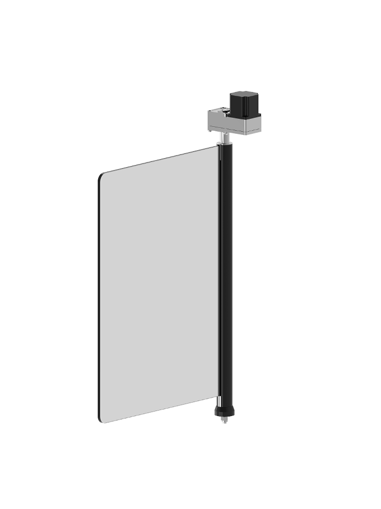 ZKTECO SATURNS1200 - Barrera Peatonal Central Abatible / Acero SPCC laminado en frío / Hasta 3 millones de ciclos / Vidrio templado 2.5D / Requiere barrera Saturn-S1000