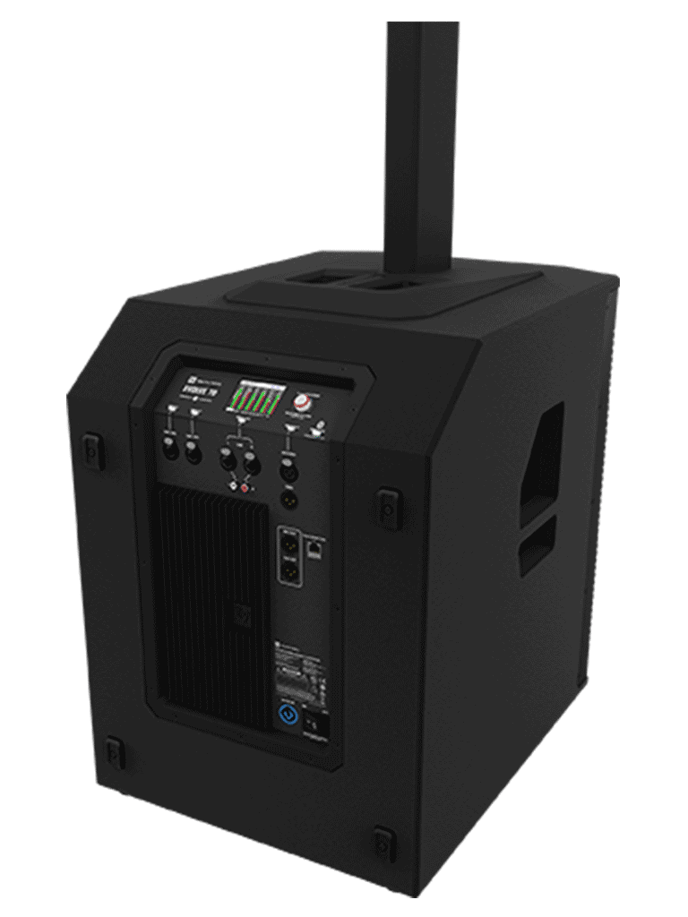 ElectroVoice M_EVOLVE70 - Sistema de Altavoz Portatil Amplificado / Bluetooth / Columna 8x4.7" / Subwoofer 15" / Negro