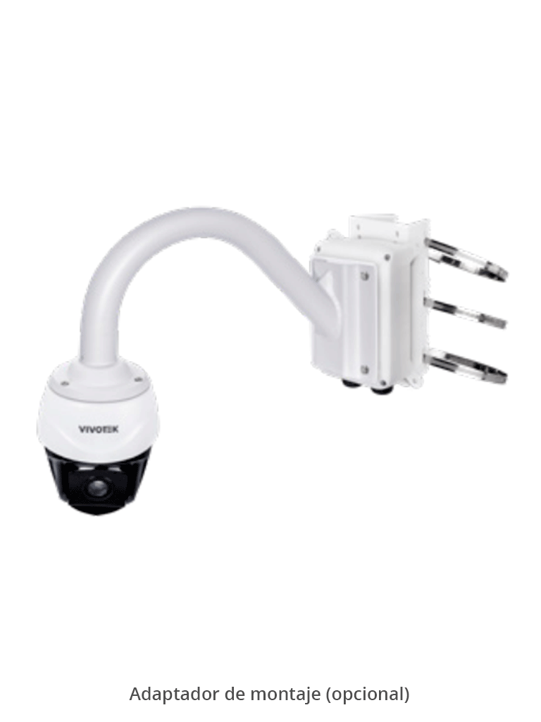 VIVOTEK SD9384-EHL - Cámara IP PTZ Exterior 5 MP con Zoom Óptico 30x, Smart IR 200m y Tracking, Protección Nema4X/IP66/IK10, EIS, WDR Pro con ciberseguridad Trend Micro, Camera Link y certificado NDAA, ONVIF, Deep Search