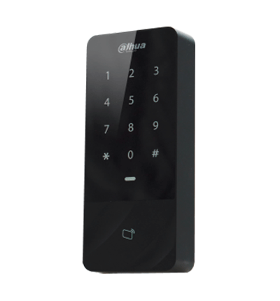 DAHUA ASI1201E-D  - Control de Acceso Independiente con Teclado Touch y Tarjetas ID/ 30,000 Usuarios, 60,000 Registros/ TCP/IP/ Soporta Lectora Esclavo por Wiegand y RS-485/ Uso Exterior IP66/ Desbloqueo con Tarjeta, Pasword o Combinación/