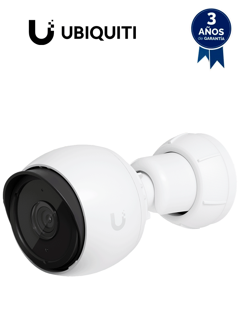 UBIQUITI UVC-G4-BULLET - Cámara IP bullet para exterior, 4 MP, Lente fijo, Iluminadores IR 9 mts, Micrófono integrado, Deteccion de eventos IA