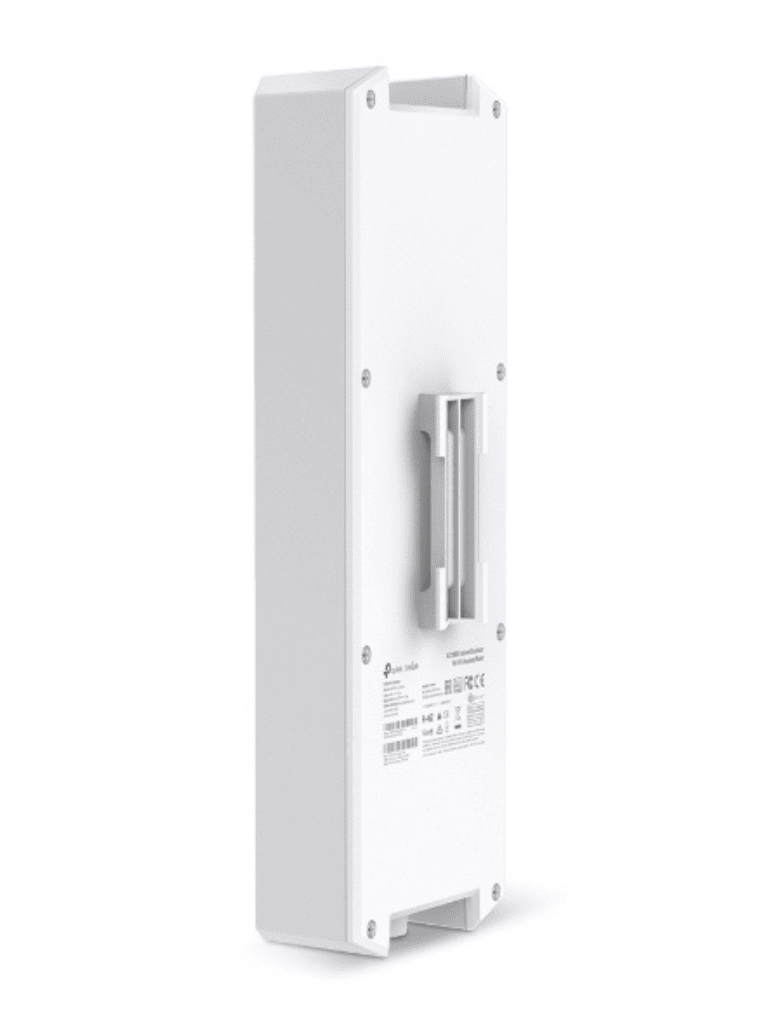 TP-LINK EAP610-OUTDOOR - Punto de Acceso Omada de exterior-interior, Wi-Fi 6 AX1800 MU-MIMO 2x2 con Mesh Omada de alta densidad de usuarios, configuración por controlador o stand-alone para montaje en mástil/pared y alimentación PoE+.