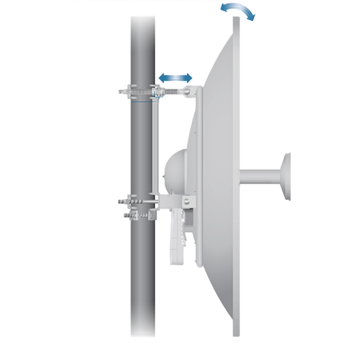 UBIQUITI AF-5G30-S45 - Antena direccional AirFiber X para radio conectorizado de 5GHz con ganancia de 30 dBi, MIMO. Compatible con AF5X y AF5XHD