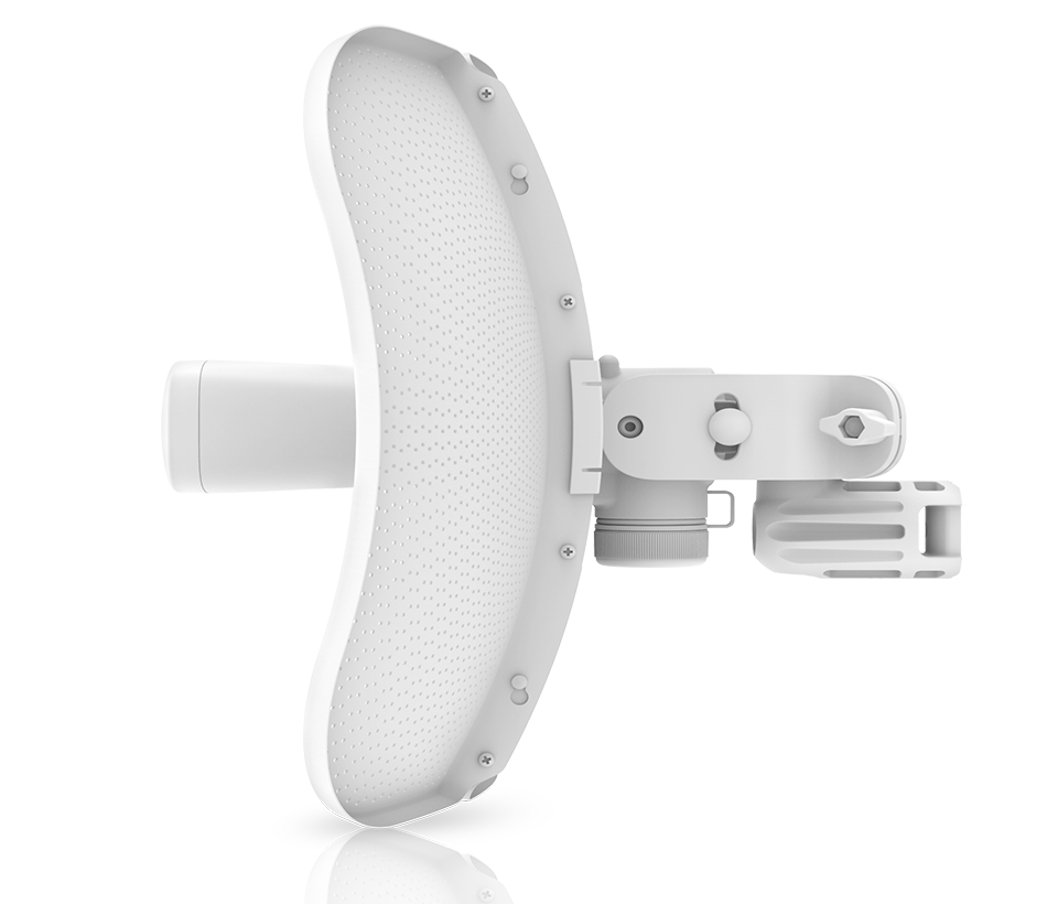 UBIQUITI LITEBEAM AC LBE-5AC-GEN2	- Radio con antena integrada Airmax AC GEN2 5.8GHz diseñada para uso en exteriores con una antena de 23 dBi y una potencia de transmisión de 25 dBm, ofrece un rendimiento de hasta 450 Mbp.