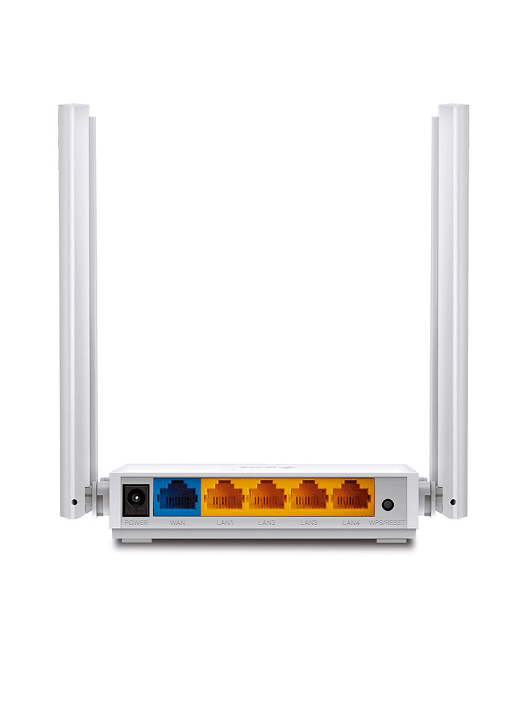 TP-LINK Archer C24 - Ruteador WiFi AC 750Mbps con 1 puerto WAN RJ45 Fast Ethernet, 4 puertos LAN RJ45 Fast Ethernet, 4 antenas fijas y modos de funcionamiento como enrutador, punto de acceso y extensor de red.