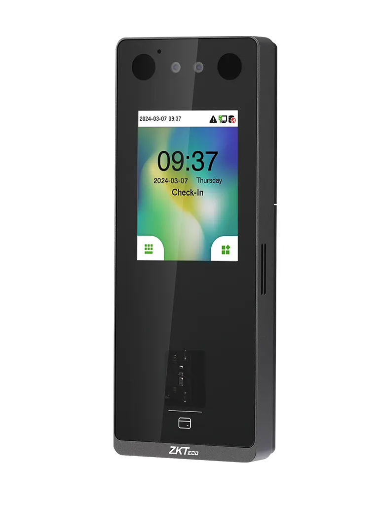 ZKTECO SenseFace3A -  Control de Acceso para 3,000 rostros / 6,000 huellas / 6,000 tarjetas 125KHz / TCP/IP / IP65 / 1 Relevador / Compatible con Software Gratuito ZKBio Zlink