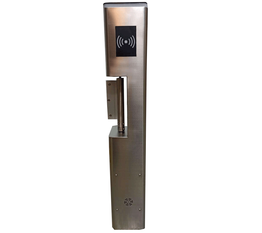 ZKTECO SBT2000S - Puerta de Cortesía Bidireccional de Alto Flujo/ Carril de 90 cm/ 110V/ Acero Inoxidable/ Aleta de Vidrio Templado/ Fácil Integración con Controles de Acceso Facial, Palma, QR, Proximidad y botones/ No cuenta con Lectores y Panel
