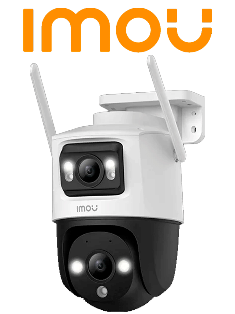IMOU Cruiser Dual 10MP (IPC-S7XN-10M0WED ) - Cámara IP PT Dual Wifi Full Color con lente Fijo de 5 Megapixeles + Lente PT 5 Megapixeles. Cuenta con 30 m de Iluminación Nocturna y Audio Bidireccional con micrófono y tecnología IMOU Sense — Imou · SKU DHT0150055