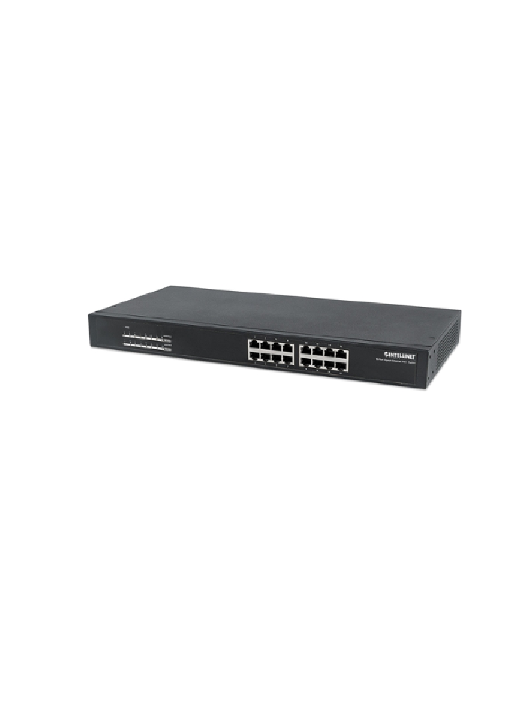 Intellinet - 560993 Switch PoE+ de 16 puertos Gigabit Ethernet
