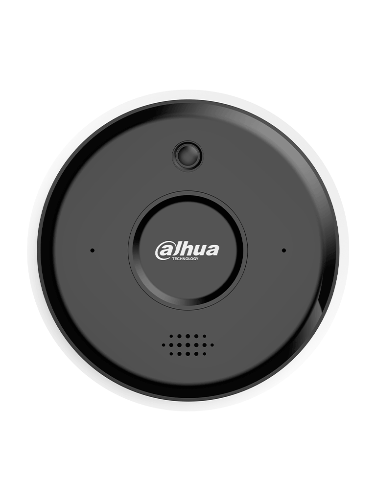DAHUA WISUALARM DHI-HY-SAV849HA-E -Cámara IP 5MP con IA para Detección de Incendio, Detector Fotoelectrico, Buzzer de 85 dB, WDR Real, Flip, E&S de Alarma, IR de 20 Metros, PoE, Micrófono y altavoz, Ranura MicroSD