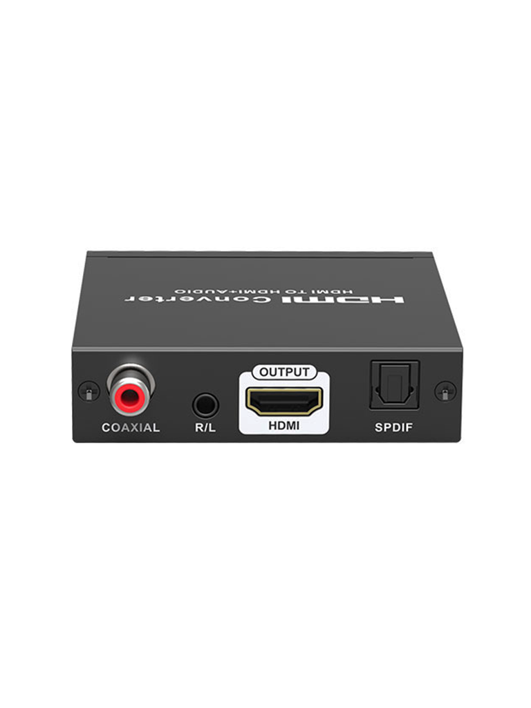 SAXXON LKV3061 - Separador de Audio HDMI/ Soporta Extracción de Video y Audio/ Conexion de Audio a traves de SPDIF & Coaxial o 3.5mm/ Resolucion de Video 4Kx2K@60Hz