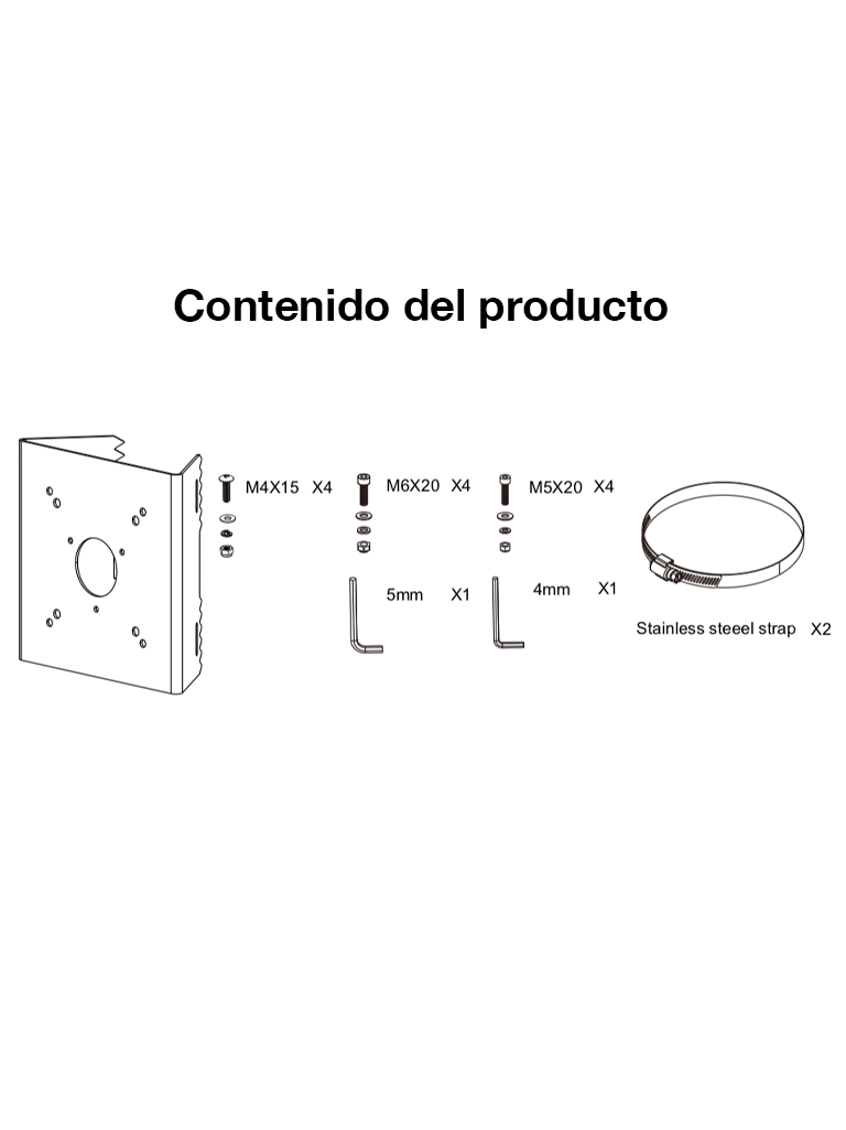 VIVOTEK AM-312 - Soporte de exterior para montaje en poste