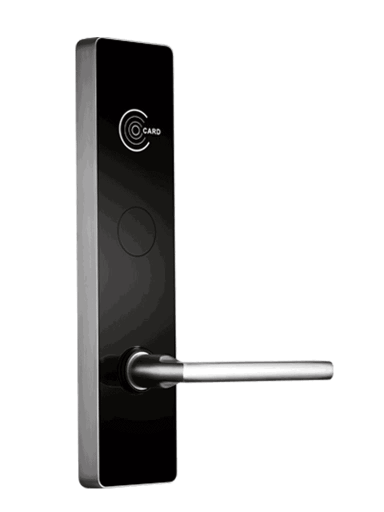 ZKTECO LH6800R- Cerradura derecha para hotel / MIFARE 13.56 Mhz / 35 a 45 mm grosor de puerta / Aleación de Zinc / 224 eventos