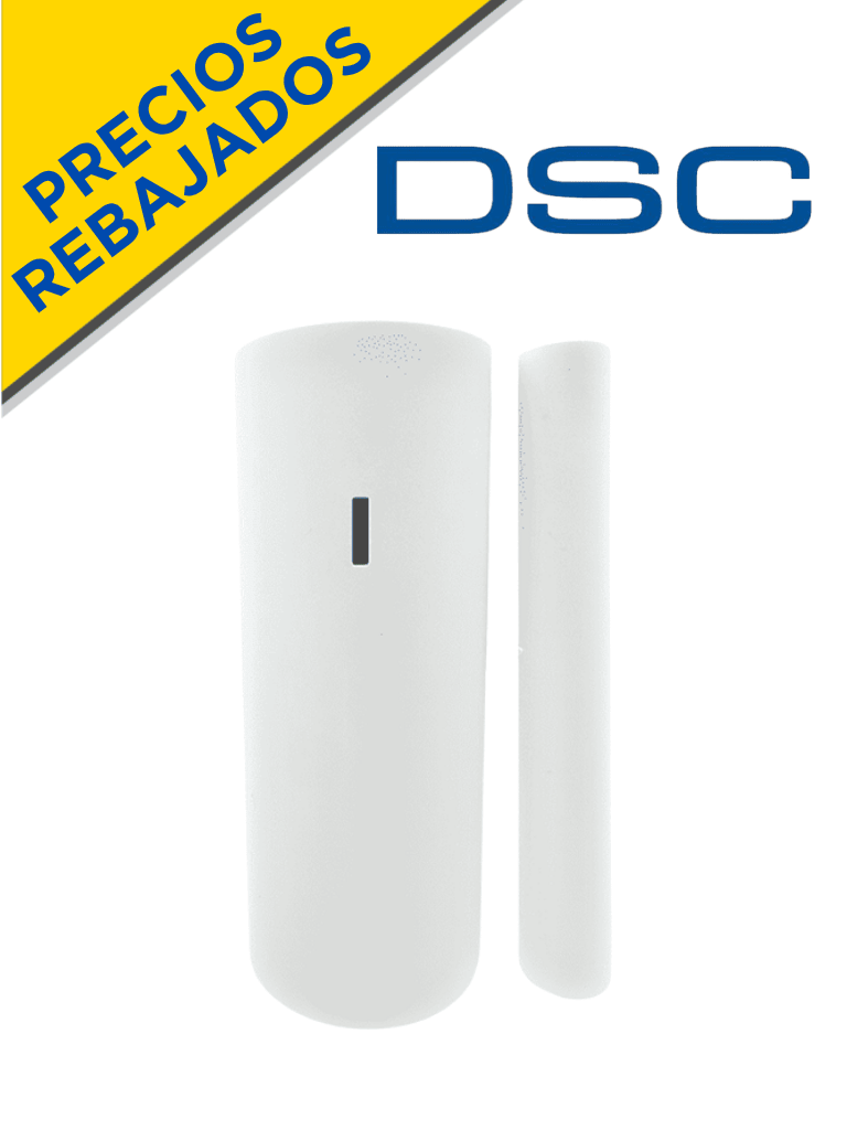 DSC PGP9945E - Contacto Magnético Inalámbrico de Puerta/Ventana Power G PLUS c/entrada Auxiliar Rango Extendido compatible con NEO, PRO Qolsys