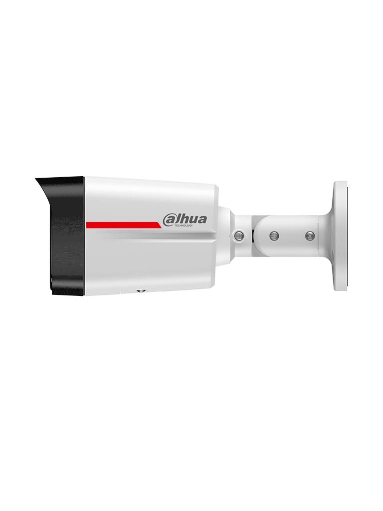 DAHUA DH-IPC-HFW2249TLP-S-LED-0280B-PRO- Cámara IP Bullet de 2MP/WizColor/ WizSense/SMD Plus/ Protección Perimetral/ Detección de movimiento inteligente/ Lente 2.8mm/  Luz Cálida 50m/ Micrófono/ Ranura para Micro SD/ IP67/