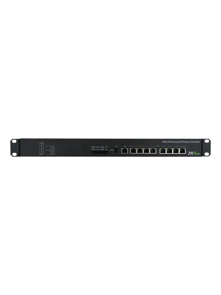 ZKTECO INBIOPC800 -  Control de acceso profesional PoE hasta 8 puertas / 4,000 huellas /  40,000 tarjetas RFID / 200,000 eventos /  Se requiere modulo DE10 para su funcionamiento ZKT0720026