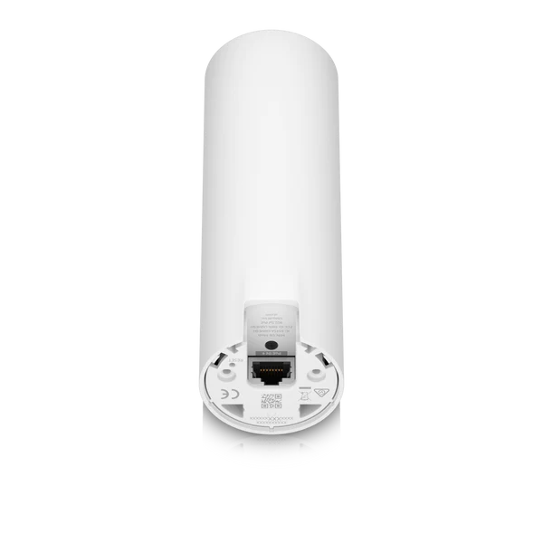 UBIQUITI U6-MESH - Punto de acceso WiFi 6 PRO, MU-MIMO 4x4 dual band 802.11ax para interior y exterior, con velocidad de hasta 4.8Gbps en 5GHz, tecnología Mesh, sin Zonas Muertas Wifi, 300 clientes,IPX5, Portal  (Montaje Poste Incluido)