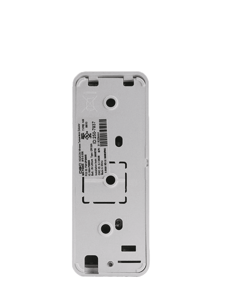 DSC PG9905 - Detector De Temperatura Inalámbrico con tecnología Power G compatible con NEO, PRO, Qolsys e IoTega