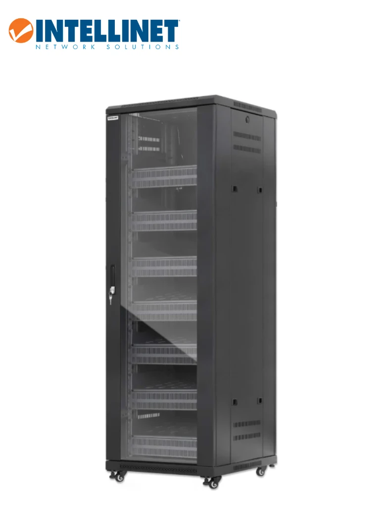 INTELLINET - 716246 - Gabinete 19" Pro Line con extractores de aire, 38U