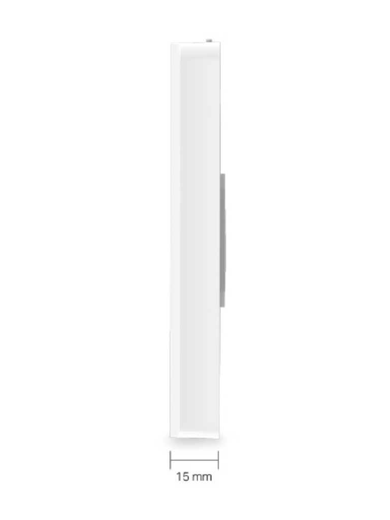 TP-LINK EAP235-WALL - Punto de acceso Omada de doble banda AC1200 MU-MIMO, diseñado para montaje en pared con 3 puertos adicionales, configuración por controlador o stand-alone y alimentación PoE af/at.
