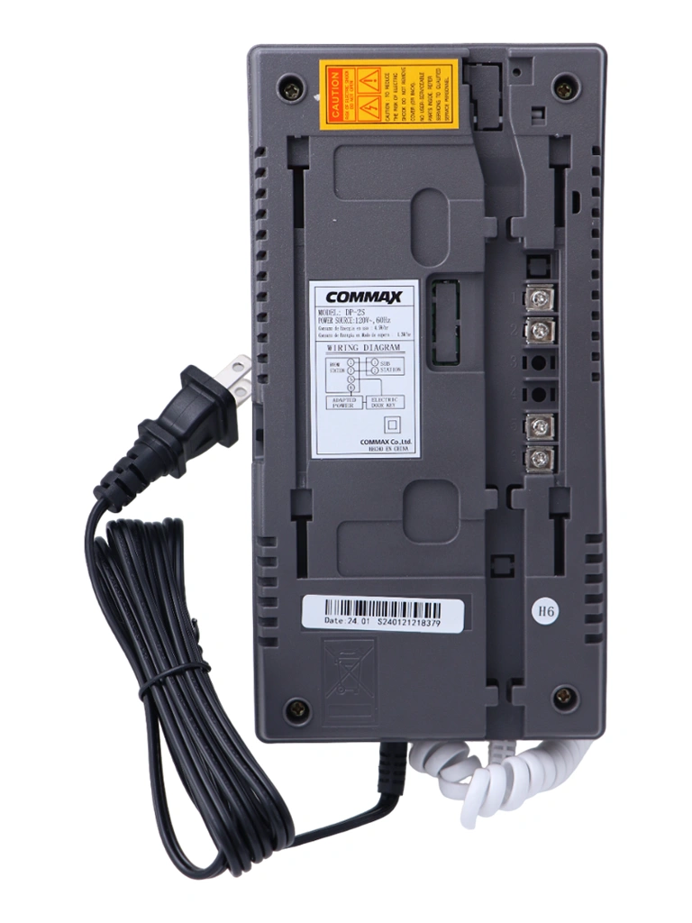 COMMAX DP2S - Interfon para Sistema de Audio Portero con Botón de Apertura de Puerta, Conexión de 2 Hilos y Alimentación 110 Vca
