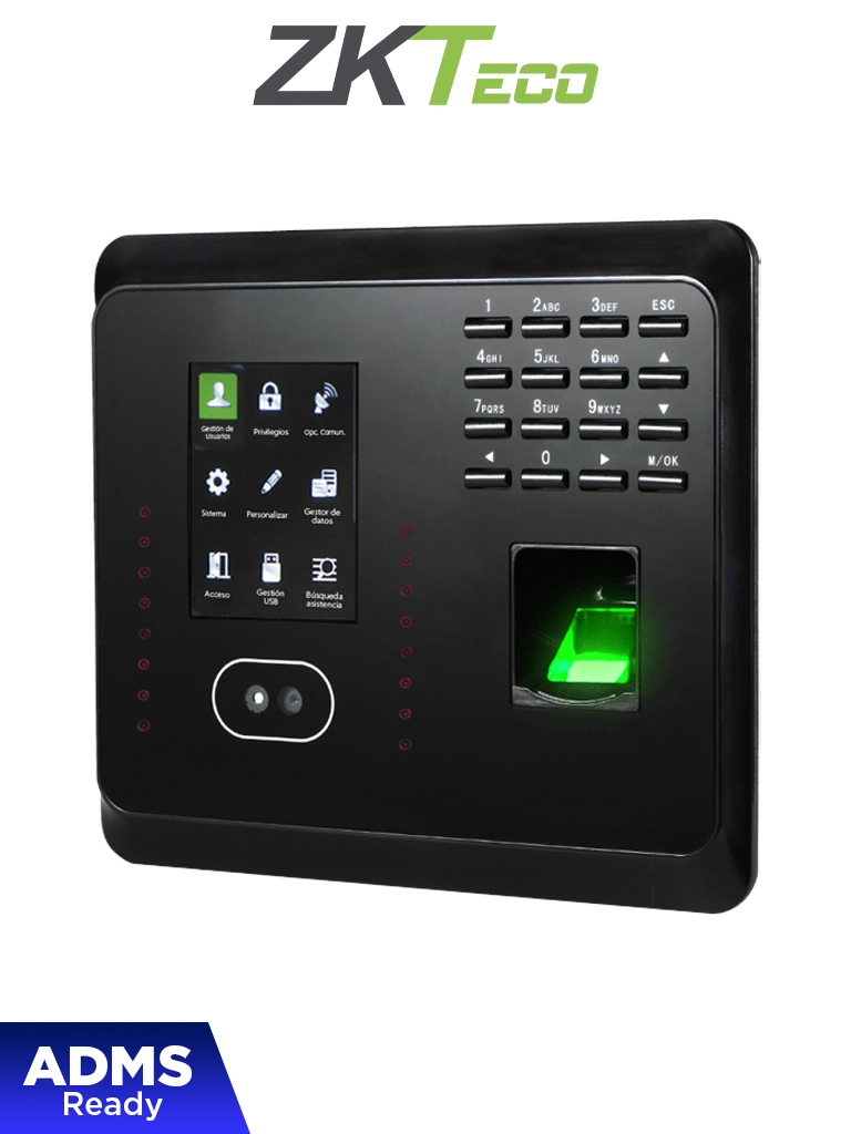 ZKTECO MB360ID - Control de Asistencia y Acceso Básico con Autenticación Facial (1500 Rostros), Huella Digital BioID (2000), Tarjeta ID 125 kHz (2000), Registro de 100,000 Eventos y Conectividad TCP/IP — ZKTeco · SKU ZAS1530025